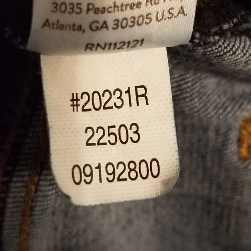 Spanx Flare Jeans Women's Size S Cropped Dipped Raw Hem Stretch (27x25.5) 20231R - Picture 7 of 7